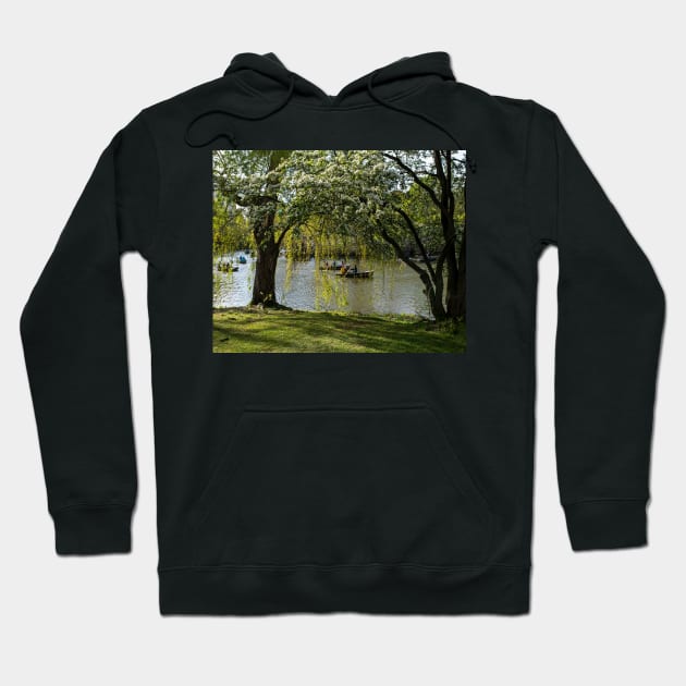 Central Park Row Boats in the Spring New York NY NYC Hoodie by WayneOxfordPh